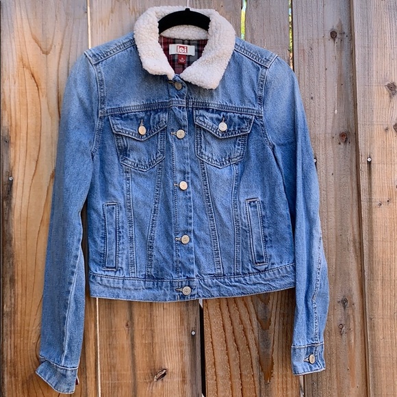 lei Jackets & Coats Lei Sherpa Collar Jean Jacket Poshmark